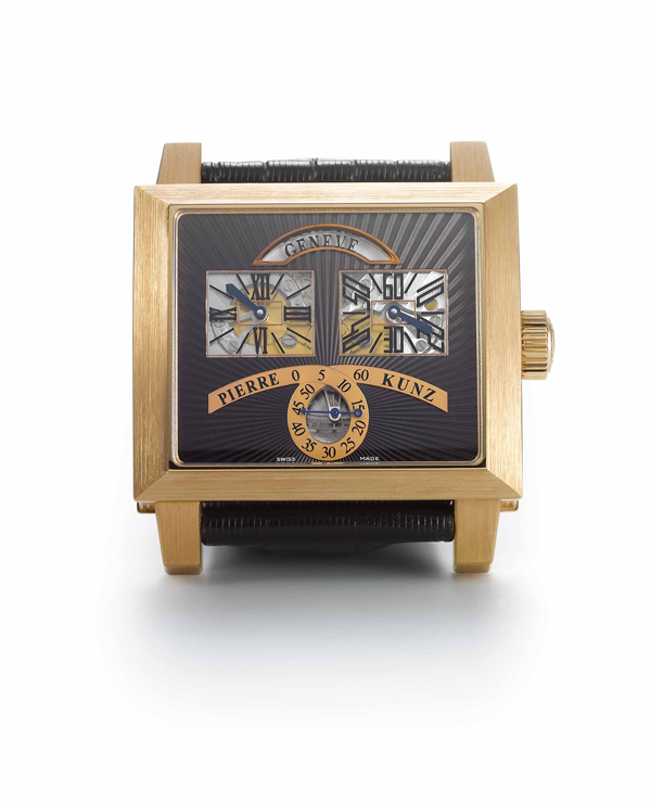 【用iPhone看城邦國際名表】PIERRE KUNZ 逆跳腕錶