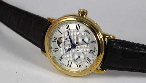 RAYMOND WEIL蕾蒙威經典大師全日曆月相35週年紀念錶