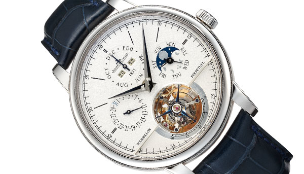 JAEGER-LECOULTRE積家 萬年曆圓柱游絲陀飛輪錶