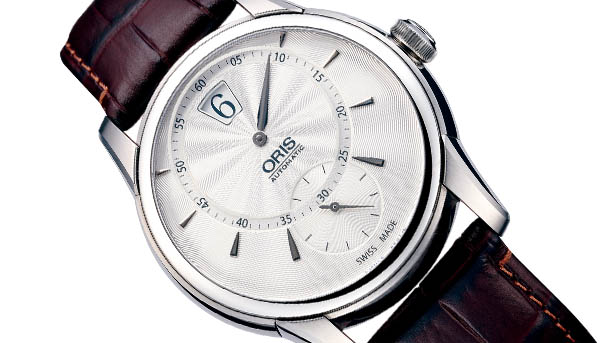 偏心三針一線！ORIS首款跳時腕錶