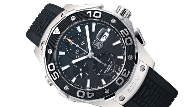 深潛計時 豪雅Aquaracer 500M Calibre 16 Automatic計時碼錶