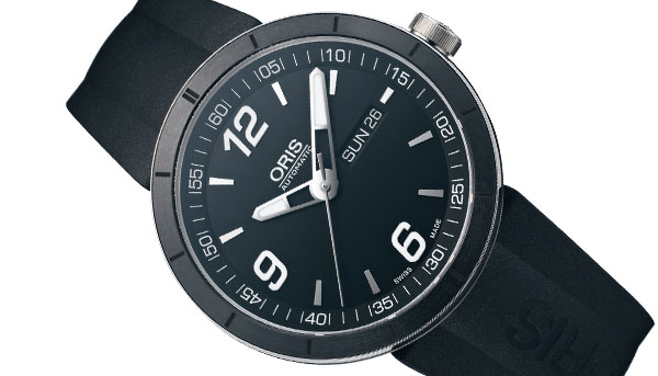 賽車俐落線條 ORIS TT1日曆星期錶