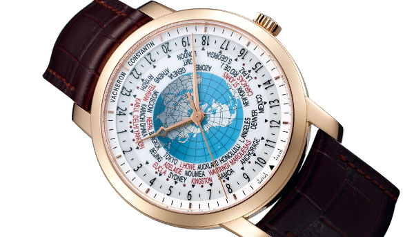 一手掌握 江詩丹頓Patrimony Traditionnelle世界時間腕錶