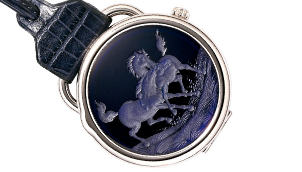 靚麗水晶雙駿馬 愛馬仕Arceau Pocket Chevaux Sauvage