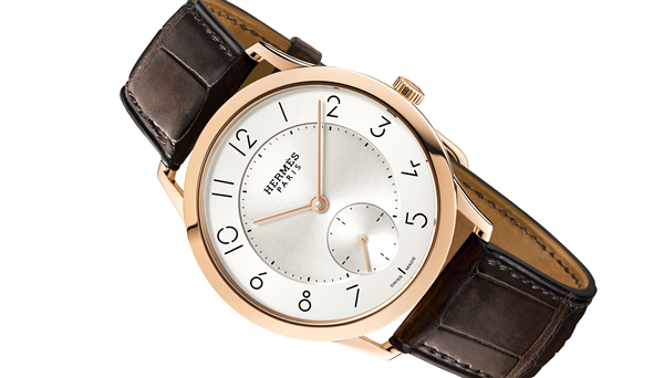 輕薄的全新系列 愛馬仕Slim 超薄自動腕錶