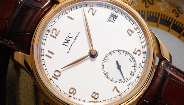 大尺寸腕錶先驅 IWC葡萄牙手上鍊八日動力儲存腕錶