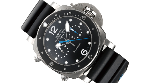 沛納海 Luminor Submersible 1950 3 Days飛返計時鈦金屬自動碼錶