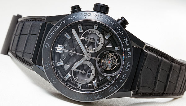 50萬買只計時陀飛輪 TAG HEUER Carrera Heuer 02T Black Phantom