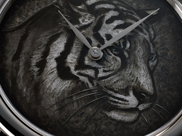 愛馬仕HERMES Arceau Tigre漸變琺瑯腕錶