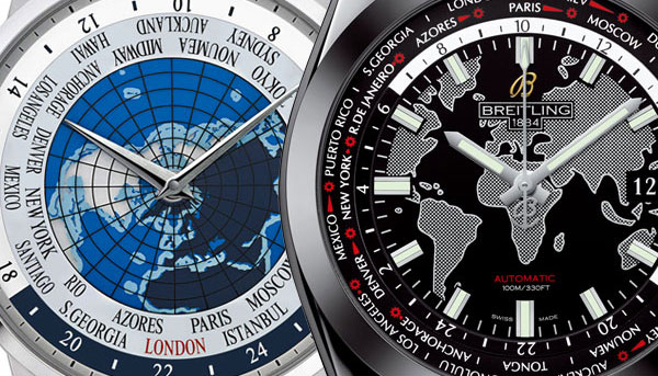 萬寶龍PK百年靈 中階世界時間腕錶二選一