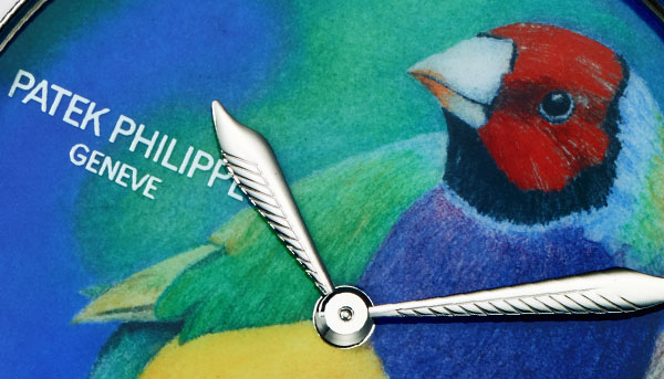 琺瑯繪出大自然 PATEK PHILIPPE 5089G-044 Gouldian Finches腕錶
