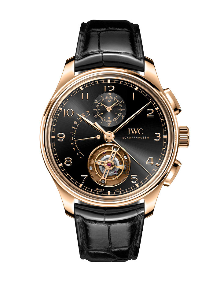 葡萄牙系列陀飛輪逆跳計時腕錶