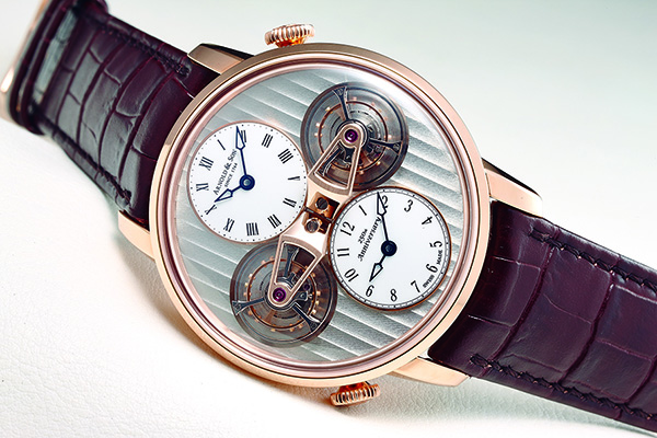 DTE雙陀飛輪兩地時間錶