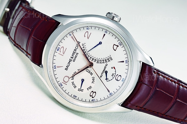 克里頓系列逆跳日期自動腕錶