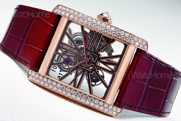 Tank MC雙色鏤空腕錶