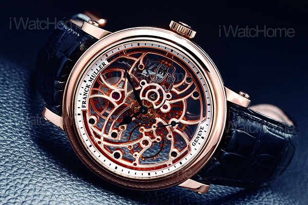 七日動力儲存鏤空腕錶