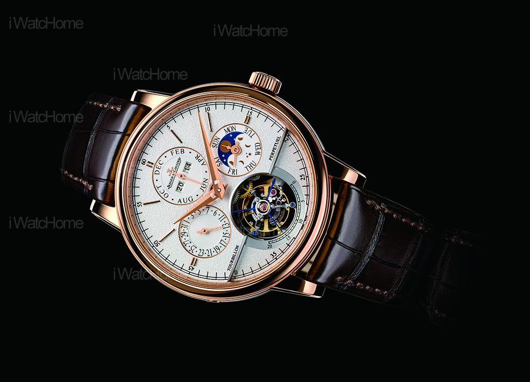 超卓傳統萬年曆圓柱游絲陀飛輪腕錶