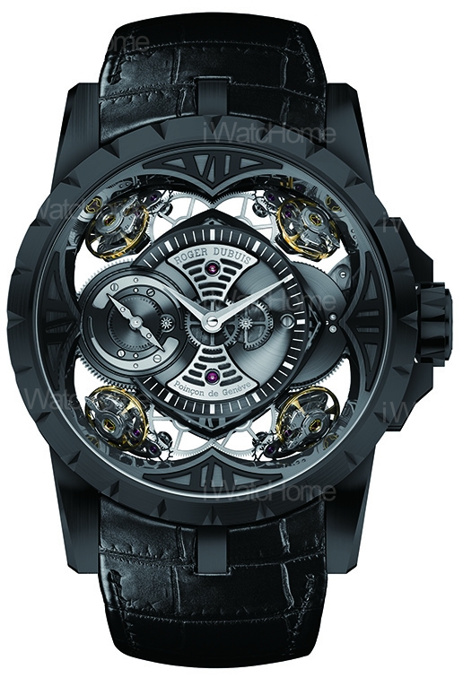 Quatuor黑色DLC鈦金屬腕錶