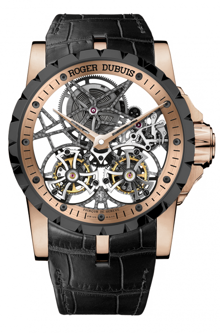 鏤空雙飛行陀飛輪機芯