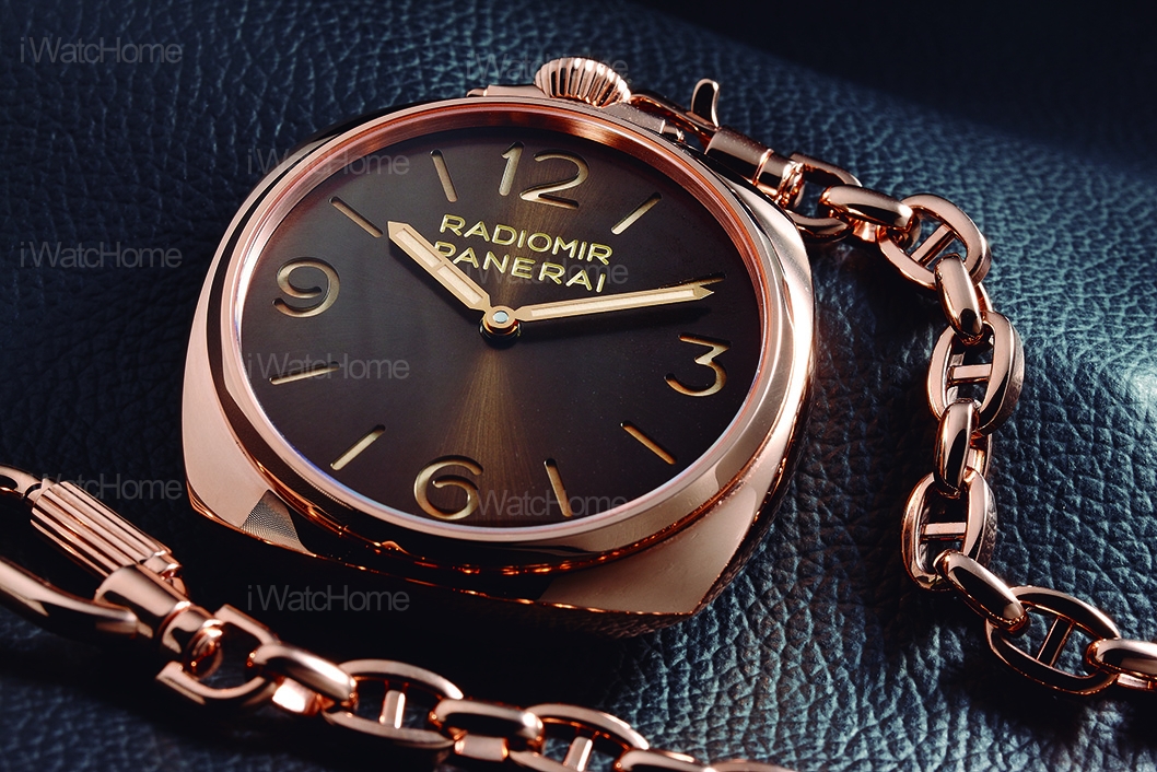 3 Days Oro Rosso3日動力儲存紅金懷錶