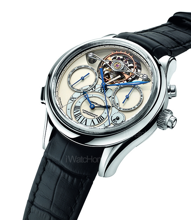 1858系列外置框架陀飛輪追針計時碼錶