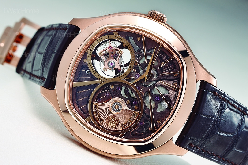 Emperador枕型超薄陀飛輪腕錶