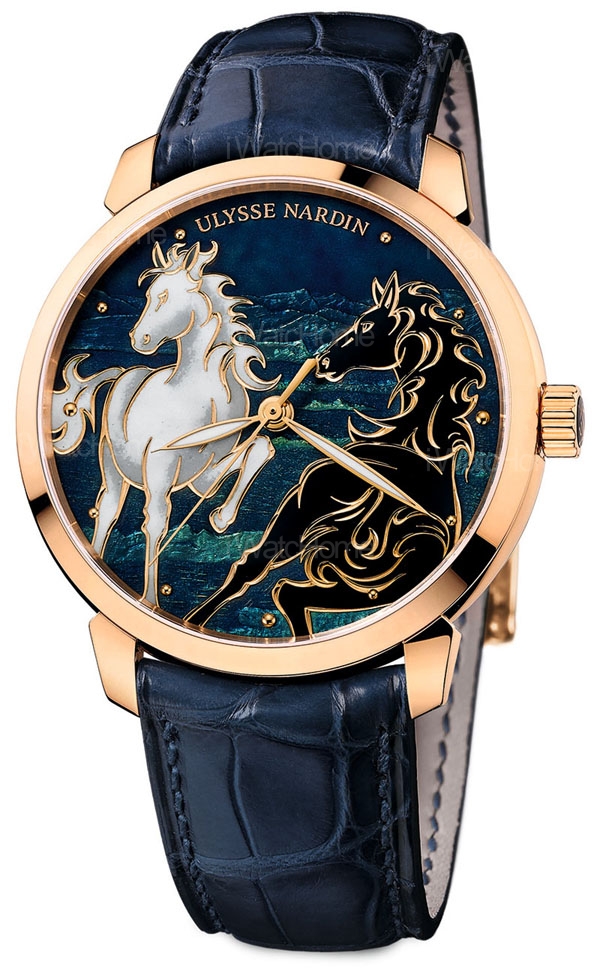 Classico鎏金珐琅腕表