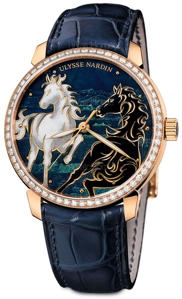 Classico鎏金珐琅腕表