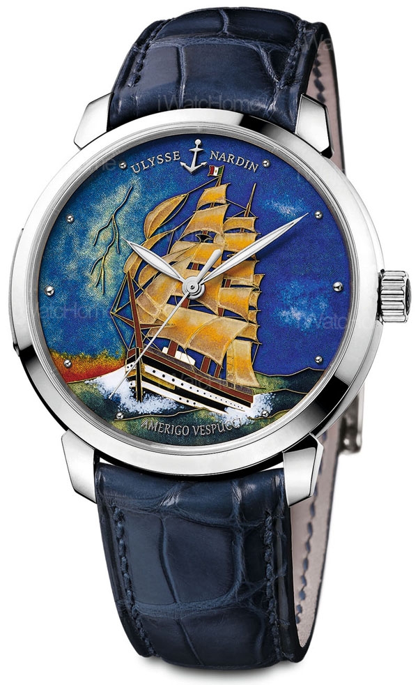 Classico《亞美瑞格‧韋斯普奇號》鎏金琺瑯腕錶