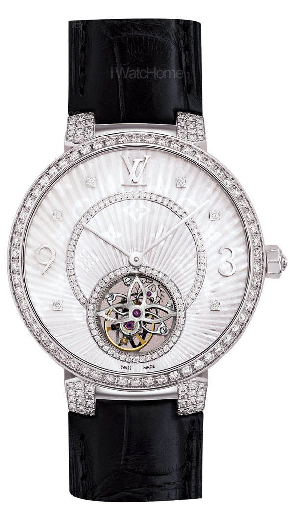 Tambour Monogram 女仕陀飛輪腕錶