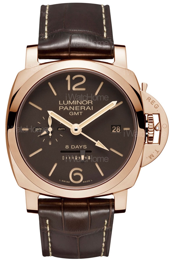 Luminor 1950 8 Days GMT Oro Rosso 44mm