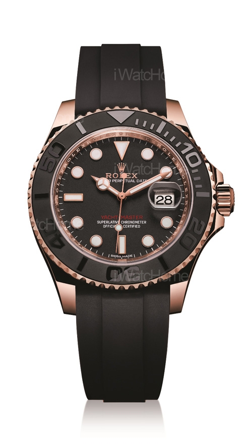 18 ct 永恒玫瑰金黑色錶款