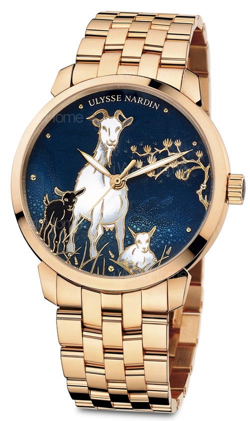 《鎏金羊年腕錶》Classico Goat