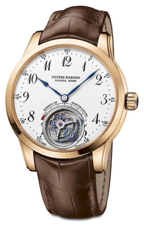 《Ulysse Anchor Tourbillon》雅典船錨陀飛輪腕錶