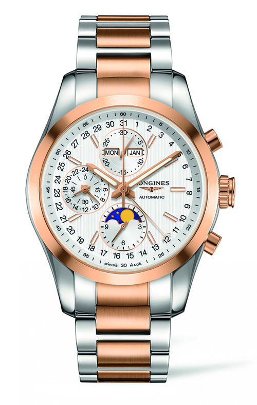 Conquest Classic 征服者經典系列月相計時碼錶