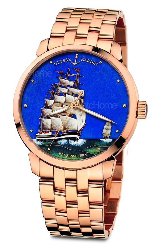 Classico鎏金琺瑯腕錶 《 克魯森斯登號》