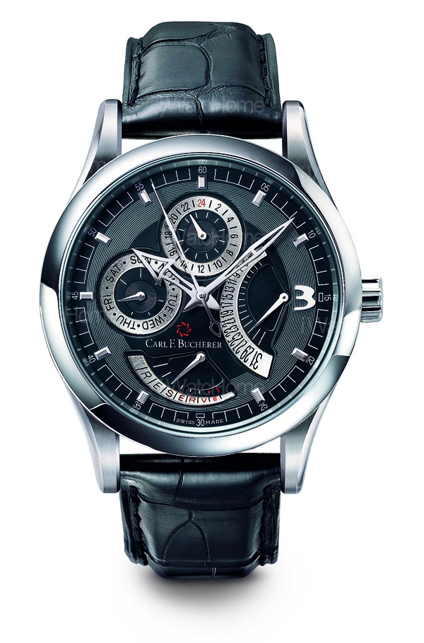 Manero馬利龍日曆回撥腕錶