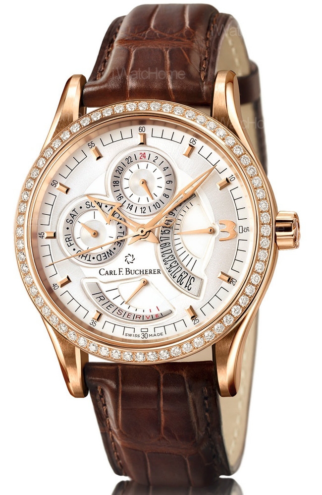 Manero馬利龍日曆回撥腕錶