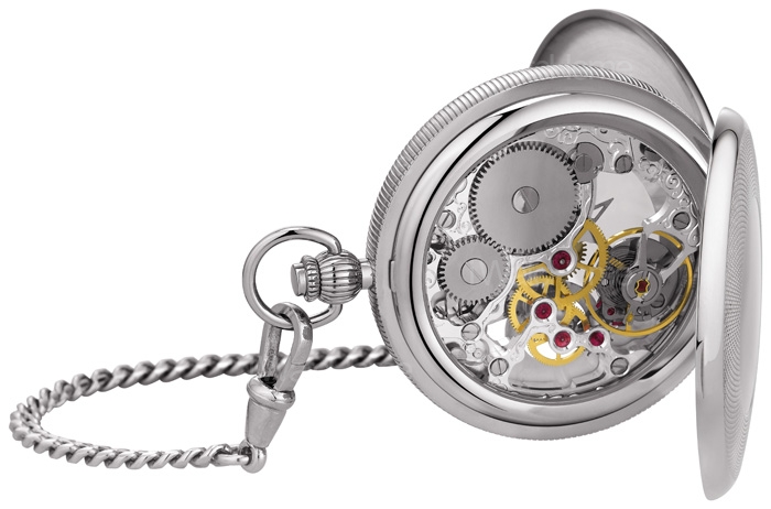 Bridgeport機械鏤空懷錶