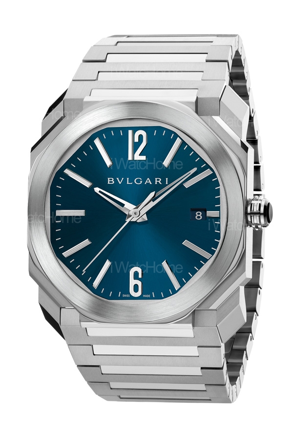 Octo 純鋼藍色錶盤腕錶