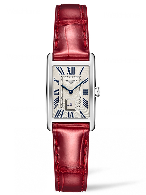 DolceVita多情系列酒紅色皮錶帶錶款 <女士>