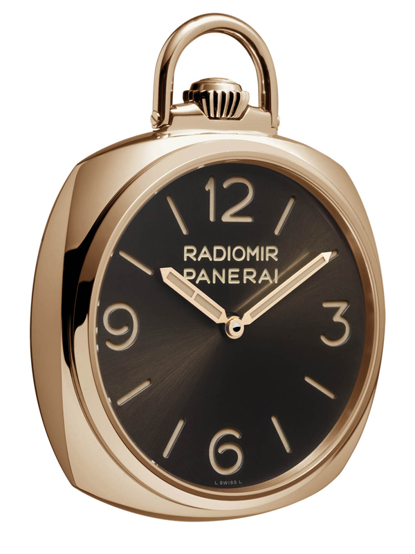 POCKET WATCH 3 DAYS ORO ROSSO 50毫米3日動力儲存紅金懷錶