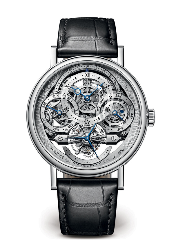 Classique GC 3795 鏤空萬年曆陀飛輪腕錶