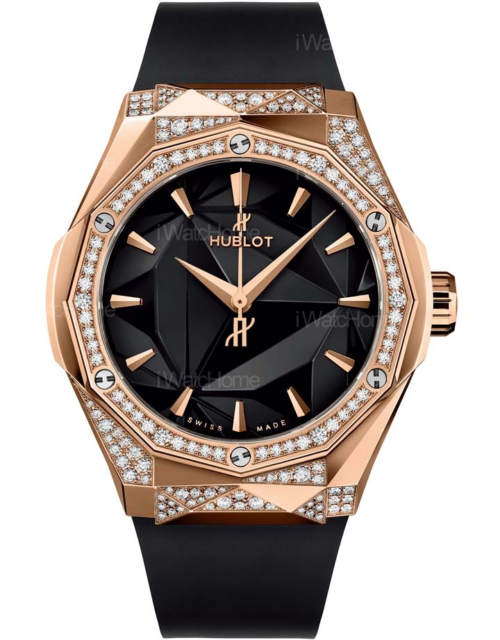 經典融合Orlinski皇金鑲鑽女性腕錶