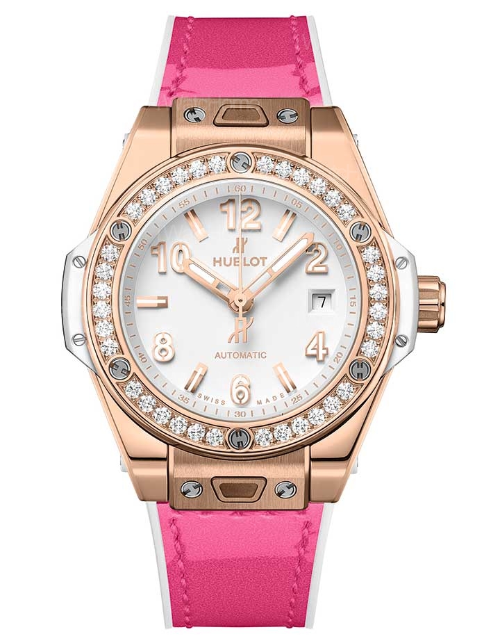 One Click皇金鑽圈腕錶