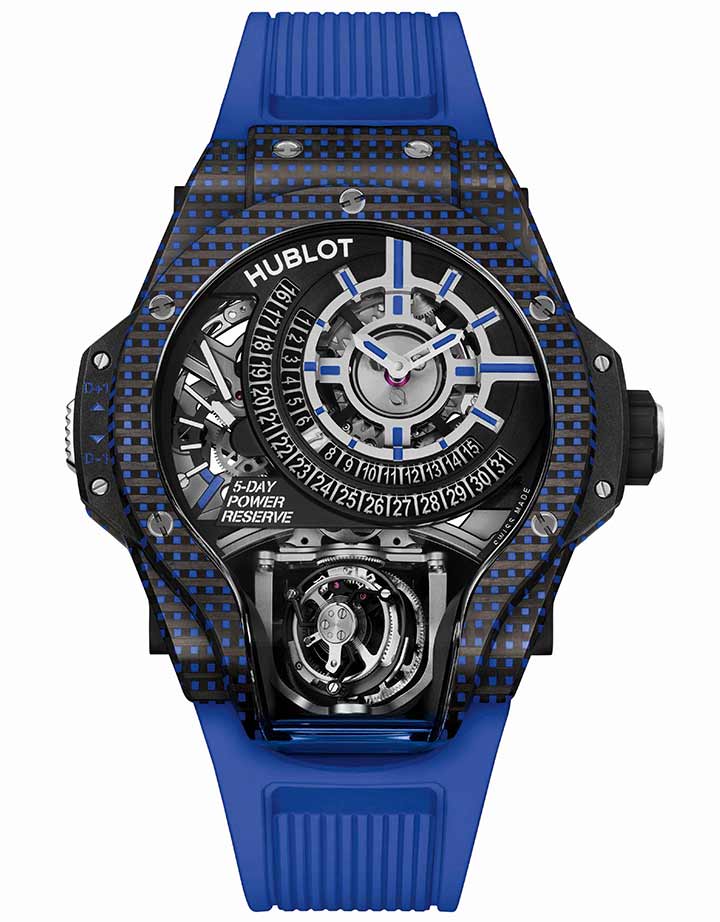 MP-09雙軸陀飛輪3D彩色碳纖維腕錶