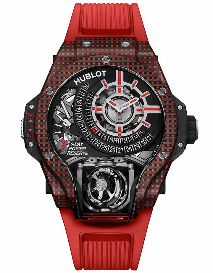 MP-09雙軸陀飛輪3D彩色碳纖維腕錶