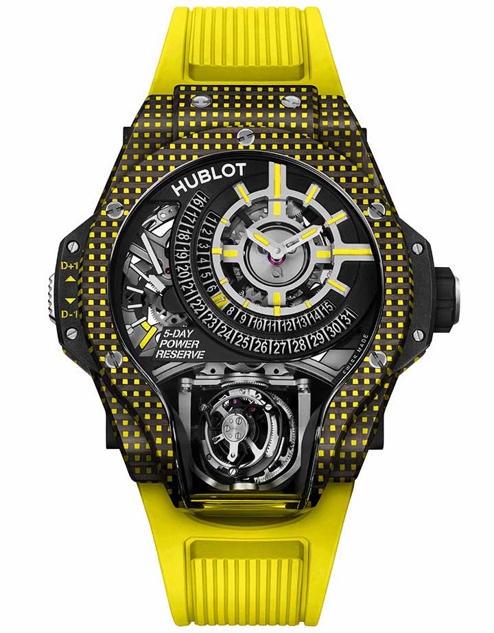 MP-09雙軸陀飛輪3D彩色碳纖維腕錶