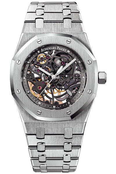 皇家橡樹自動上鍊鏤空腕錶