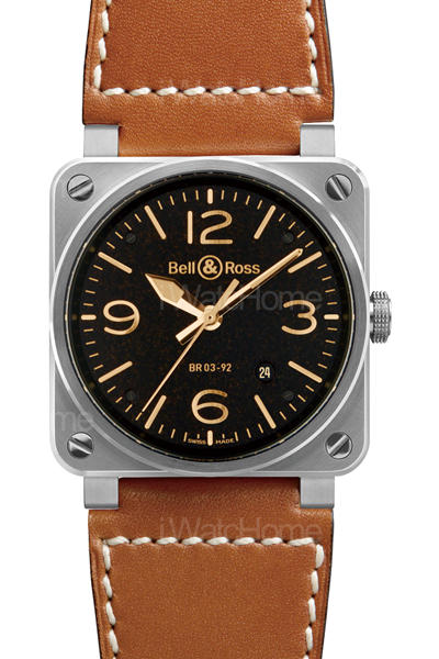 BR 03-92 Golden Heritage 玫瑰金經典腕錶